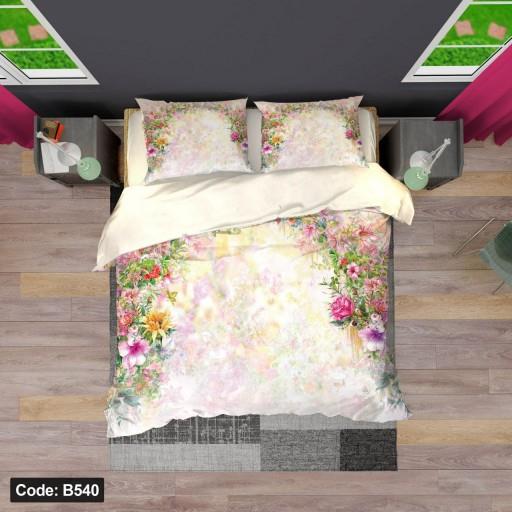 سرویس روتختی طرح دو نفره 6تیکه طبیعت سه بعدی